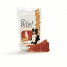 Let's Bite Dog Treat Chicken Chips 80 gr